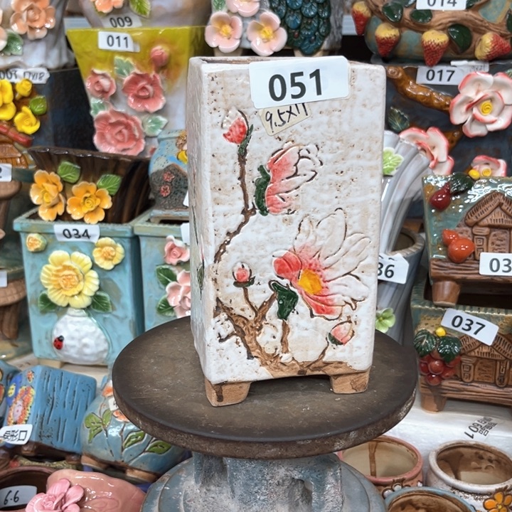 紫砂花盆粗陶材质多肉花盆