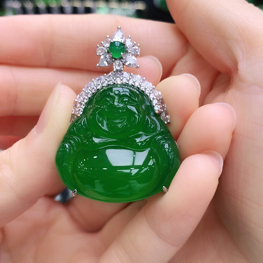 玛瑙/玉髓吊坠银S925镶嵌