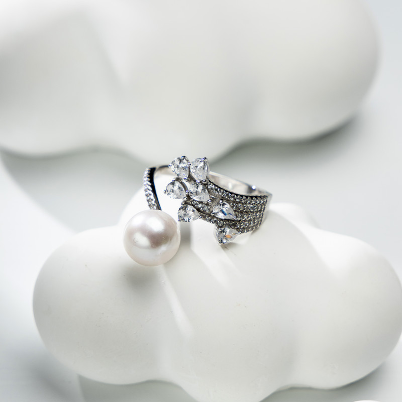 淡水珍珠戒指-多样性发其一-XT447|BZZ1