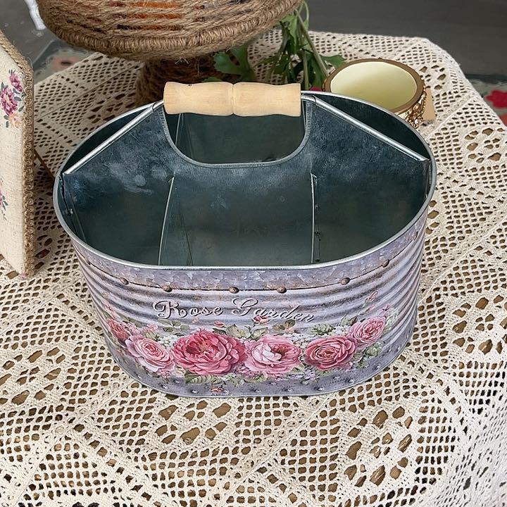 水晶玻璃吸管款提篮