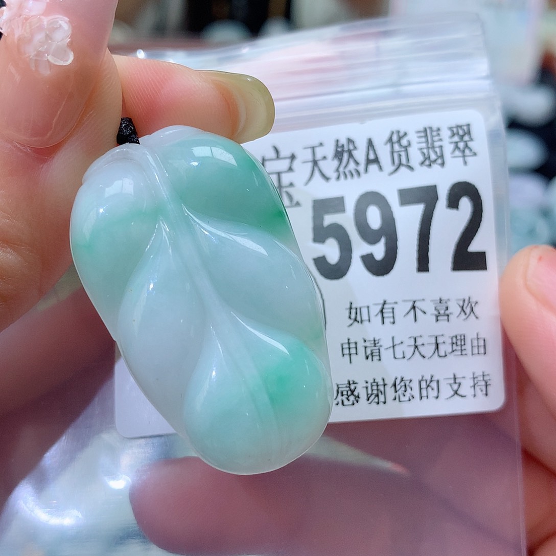 翡翠未镶嵌颈饰，