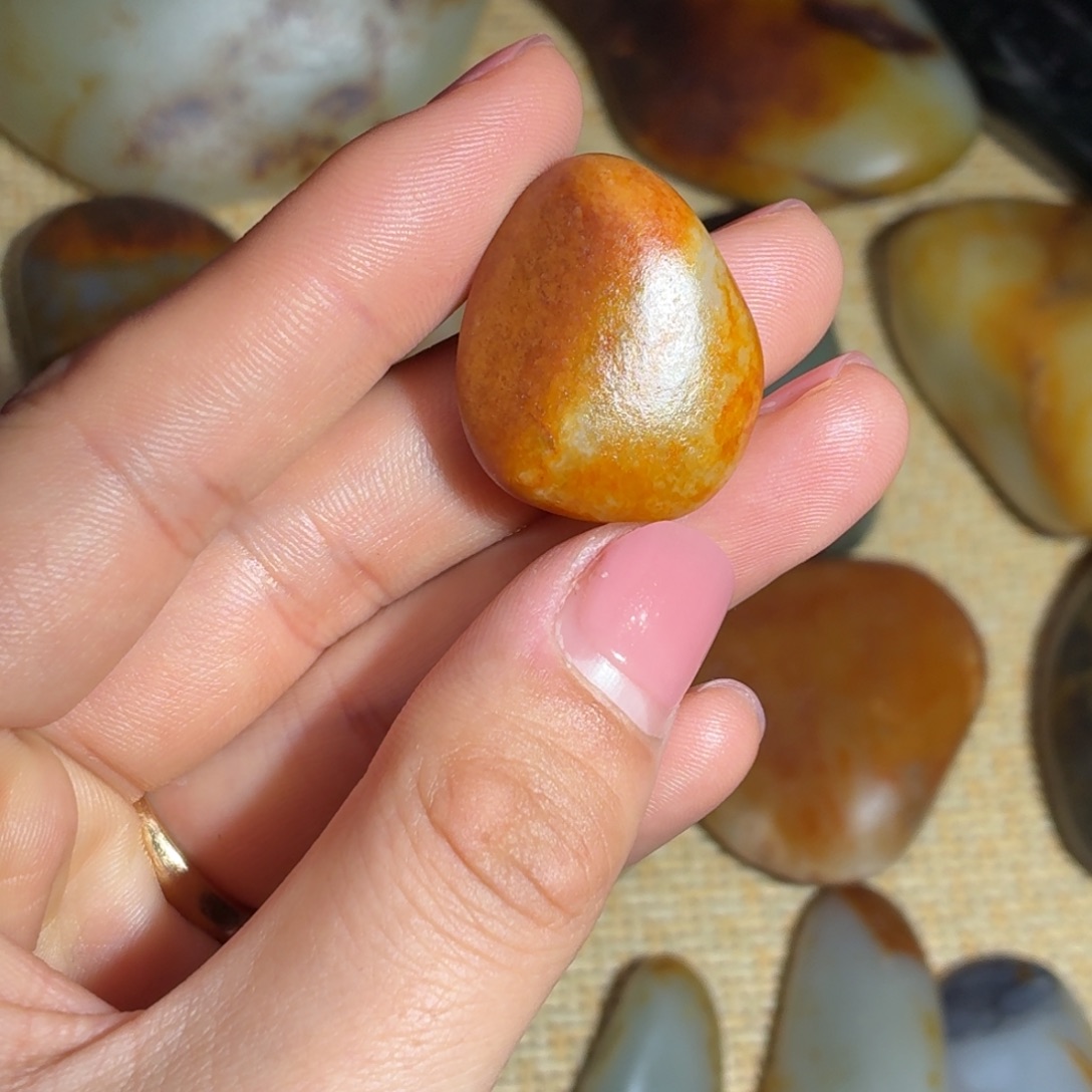 和田玉未镶嵌挂件13g