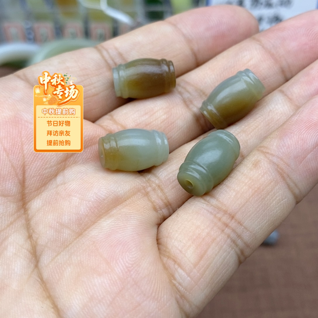 吊坠(不含链)未镶嵌和田玉拍一发一