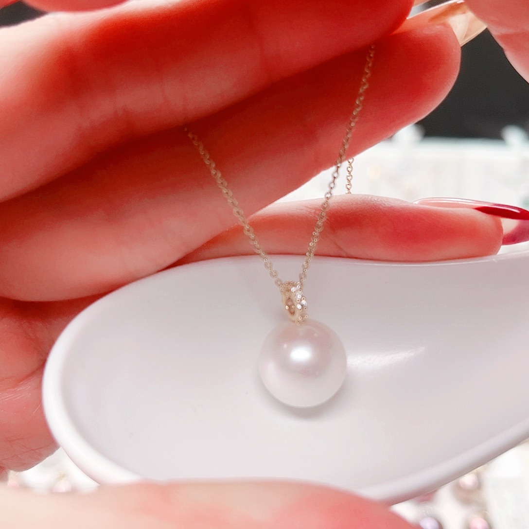 淡水珍珠吊坠(赠链)合金