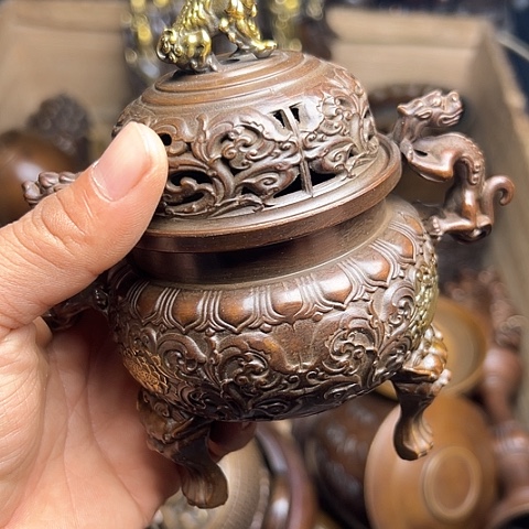 铜制工艺把玩摆件