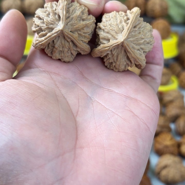 唐***六吊坠文玩核桃37全品无修盘山正奔