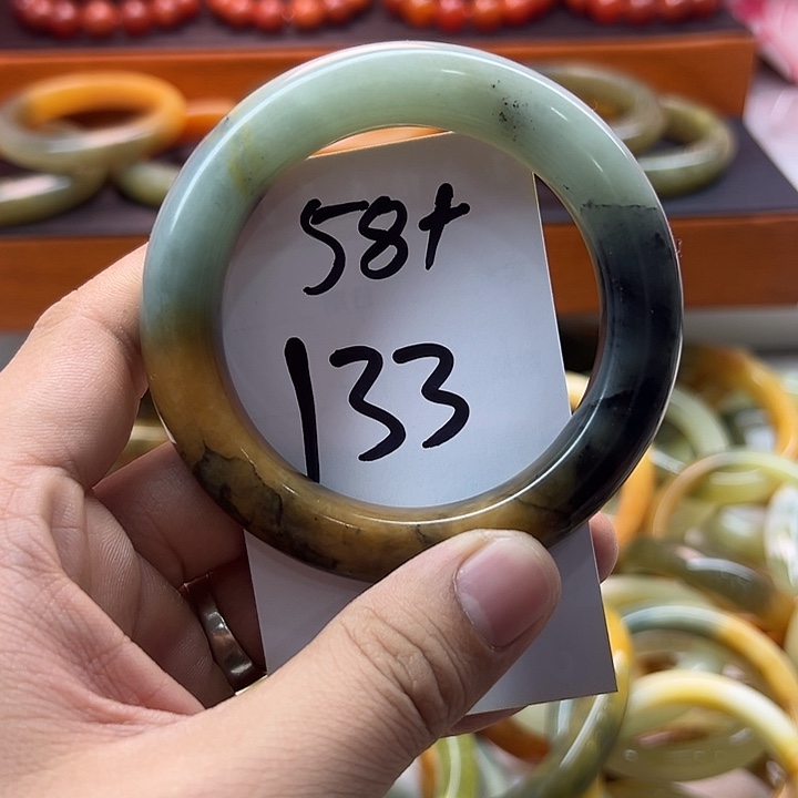 蛇纹石玉合金手镯