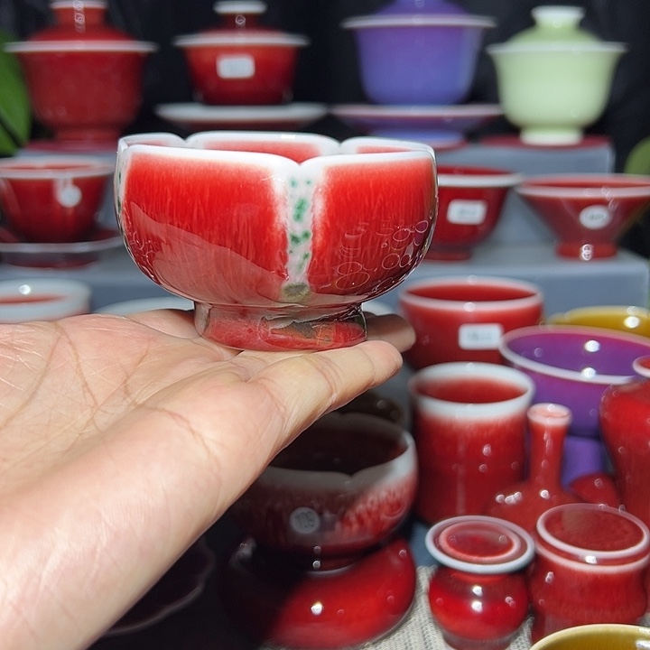 景德镇玉郎亭陶瓷福利杯粘底介意勿拍