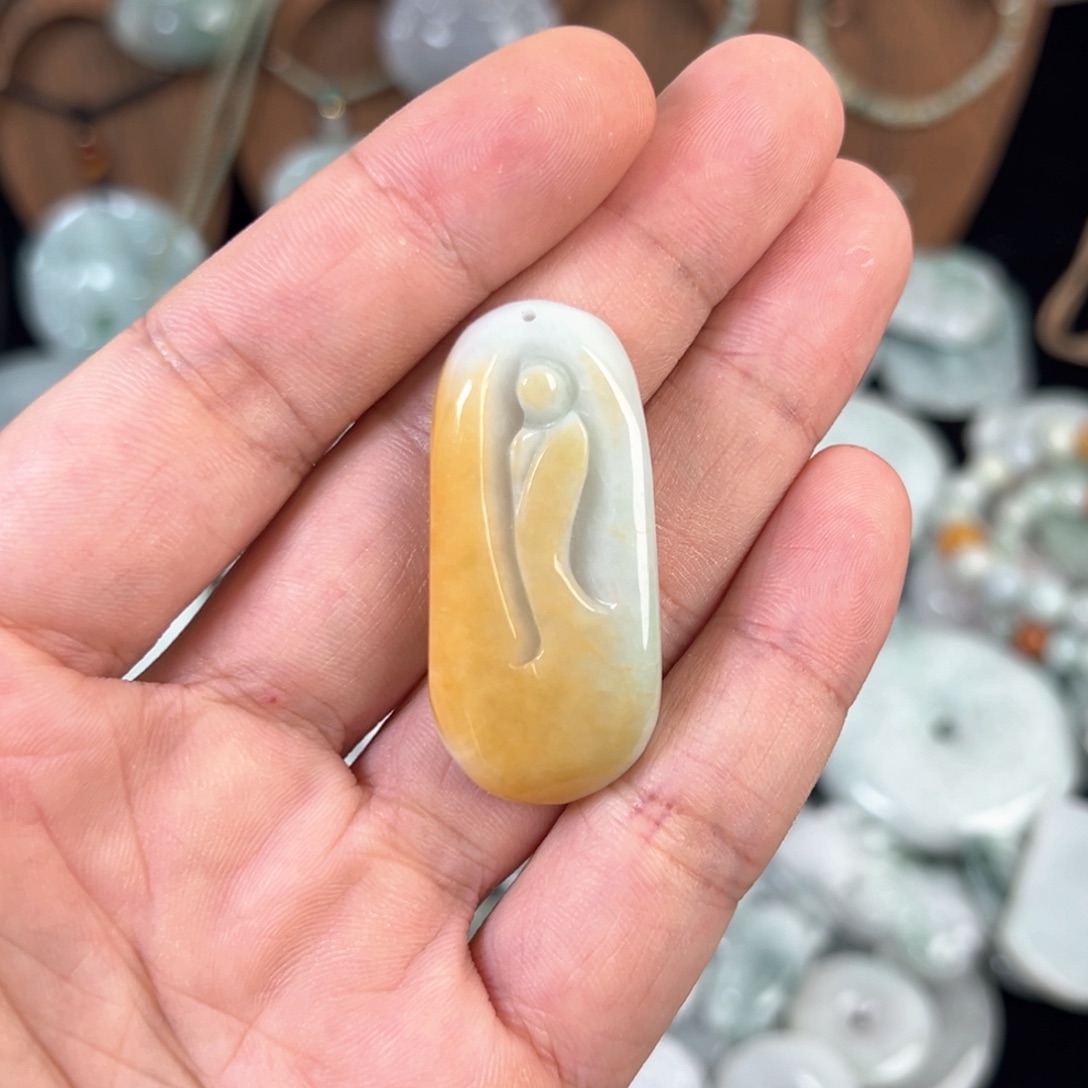 翡翠未镶嵌颈饰多样性发其一 天然A货翡翠0078