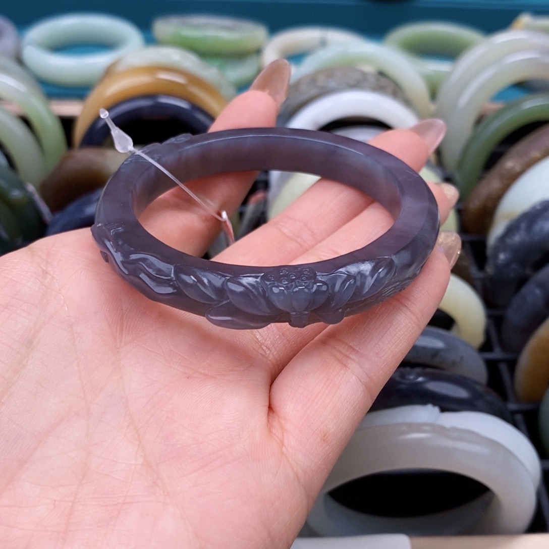 和田玉手镯53.9未镶嵌