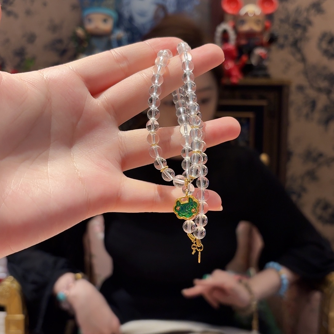 水晶颈饰未镶嵌颈饰