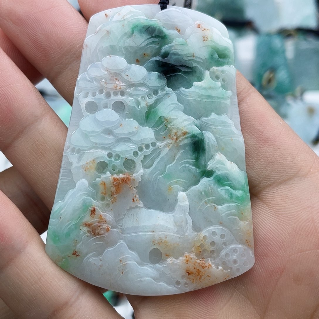 颈饰未镶嵌翡翠翡翠