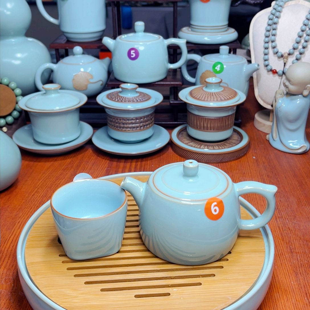 【闪购商品】汝州单壶单壶，杯，好品，微瑕