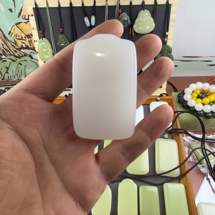 无***用玉平安无事牌白46出人头地福利