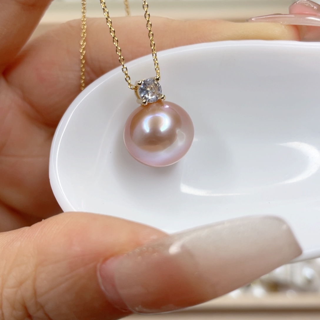 淡水珍珠未镶嵌吊坠(赠链)
