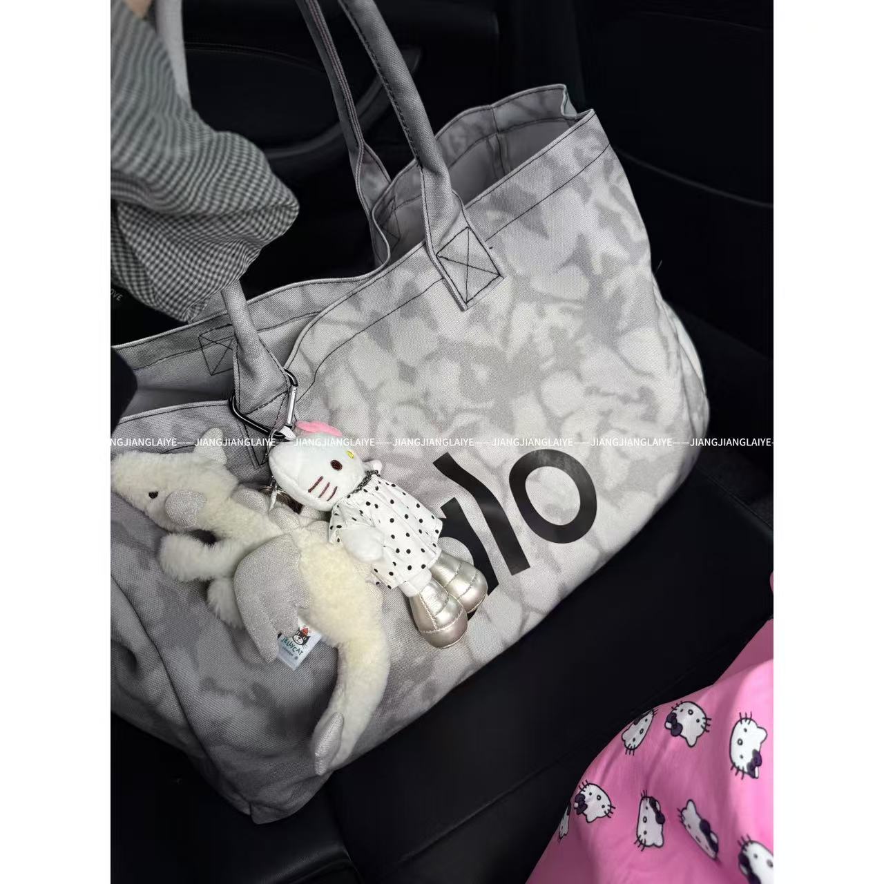 「姜姜莱椰」aloalo*复古大容量帆布通勤包！慵懒好背实用型～