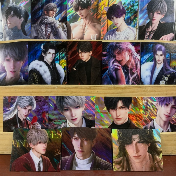 恋与深空周边4寸双工艺珠质相卡水波纹逆向镭射收藏小卡周边