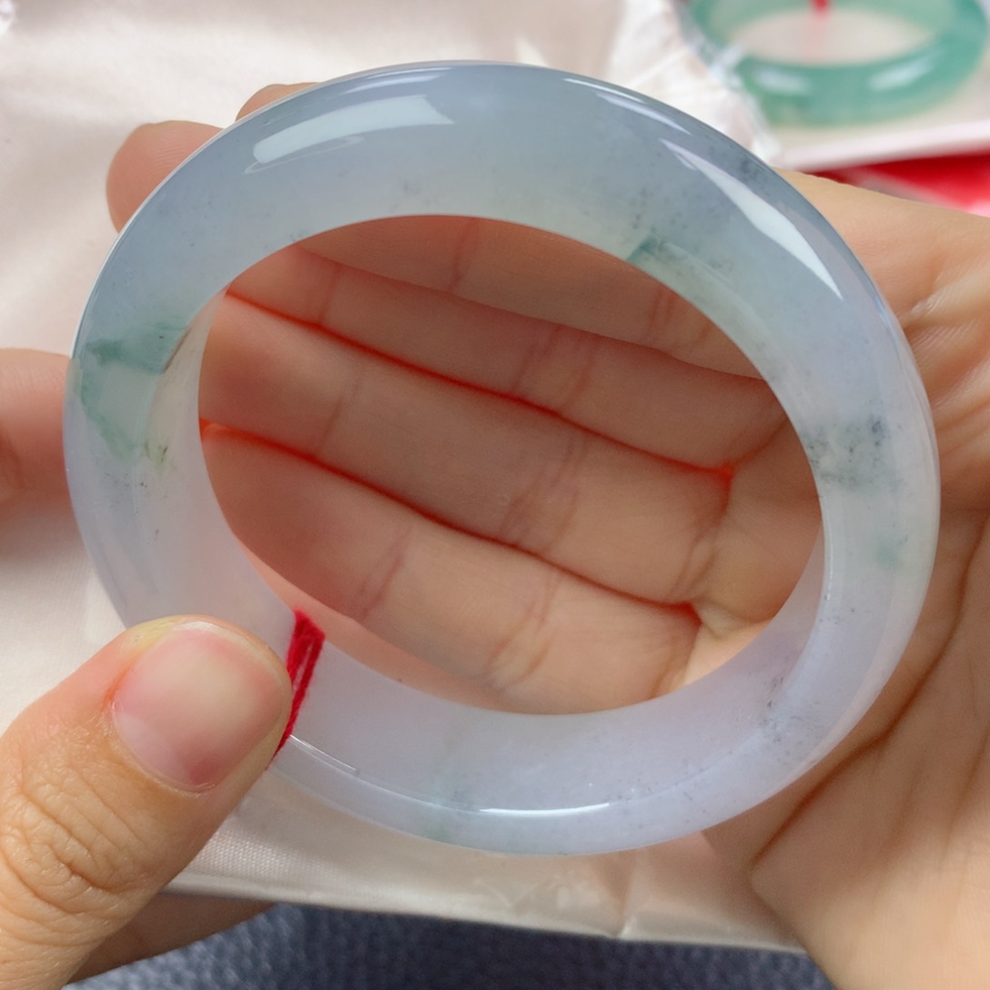 未镶嵌手镯翡翠缅甸天然翡翠A货55.2正