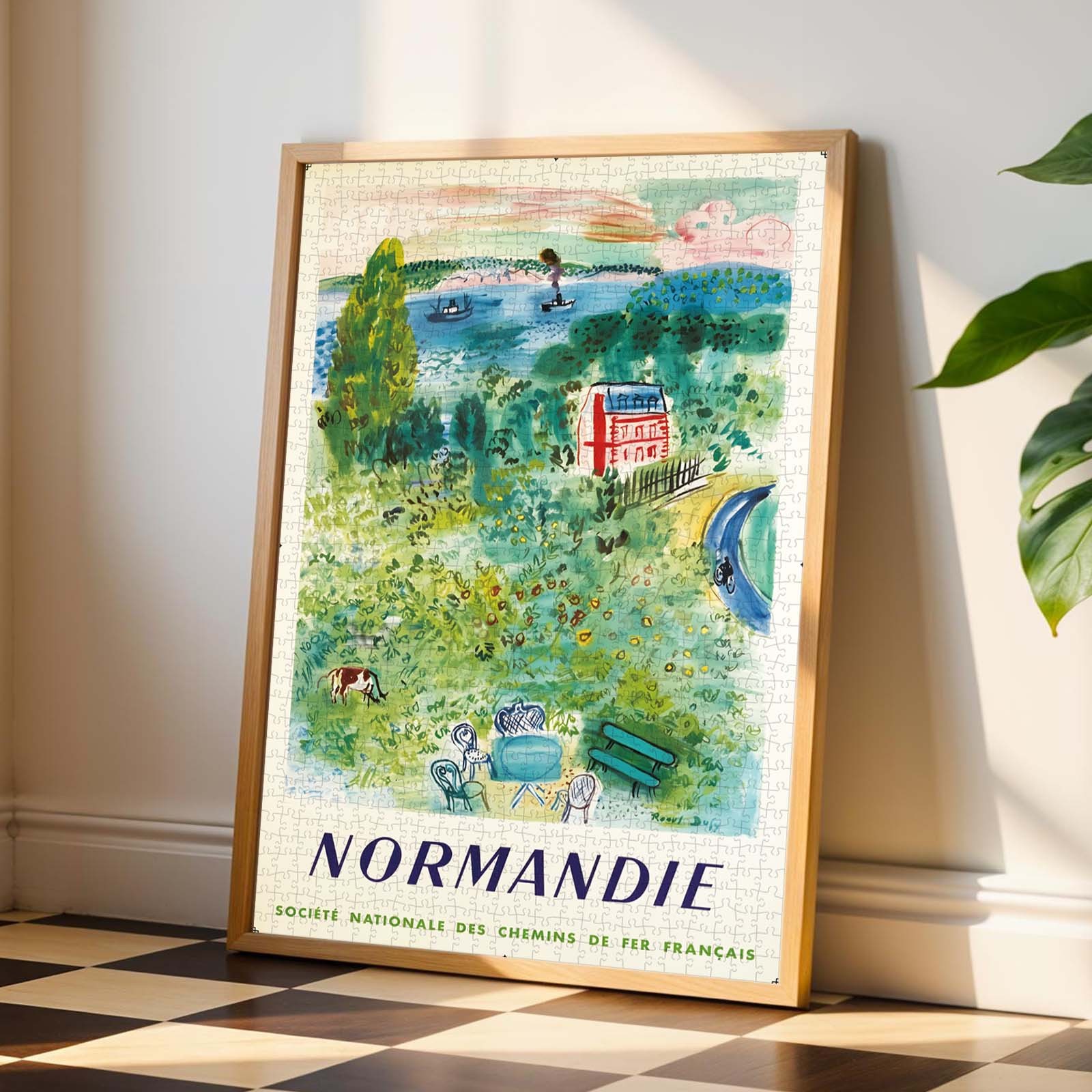 官方正版拼的乐品牌我自乡野来丝绒触感纸质拼图解压礼物AI