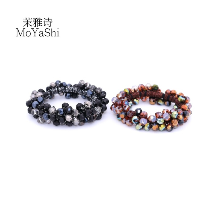 【彩络】茉雅诗炫彩晶珠发圈时尚百搭珠串发圈
