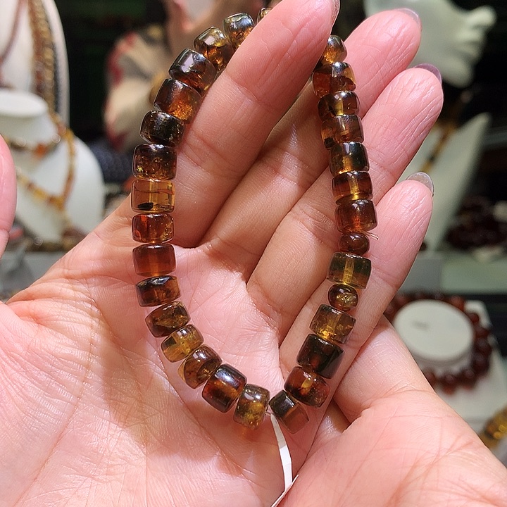 琥珀裸石未镶嵌8m琥珀