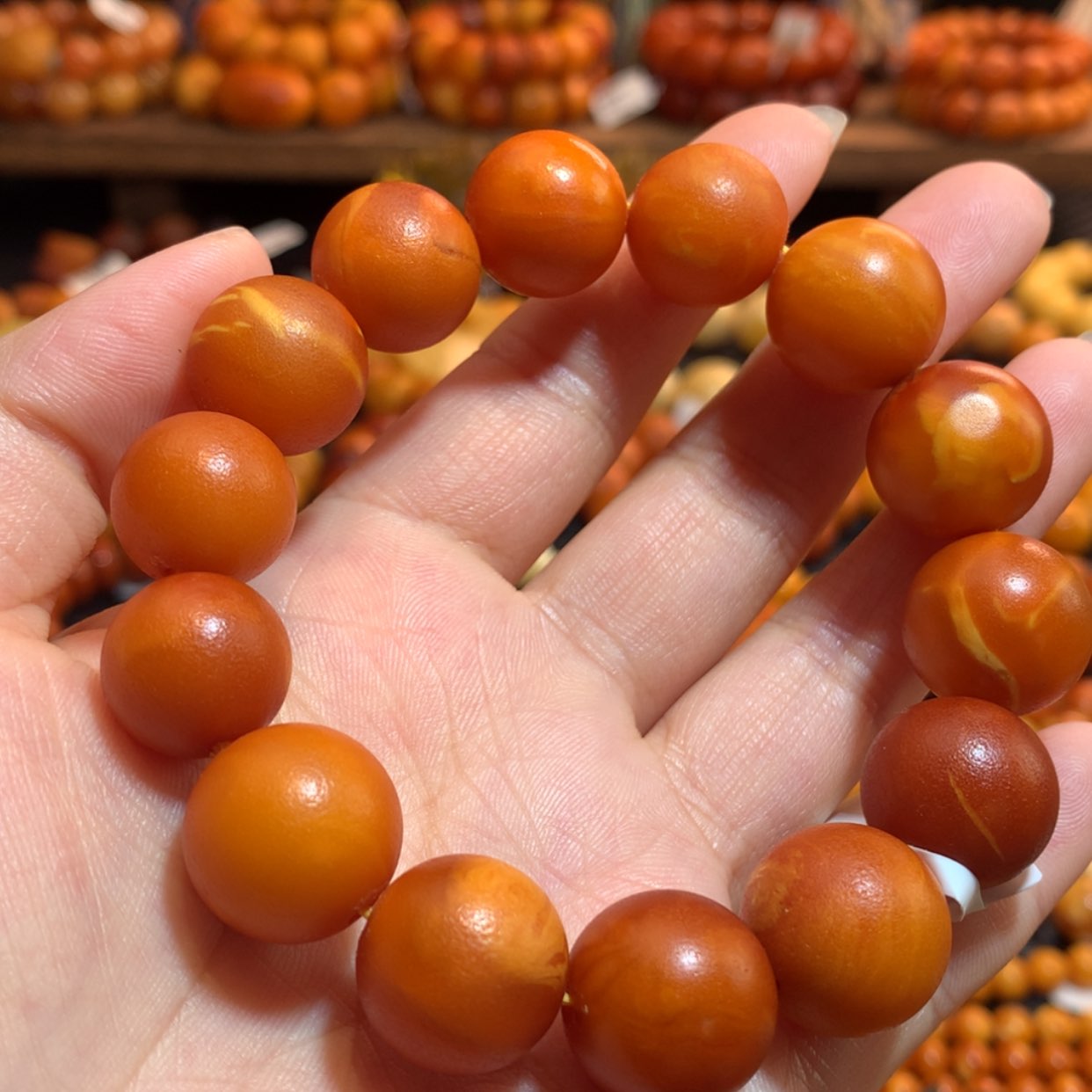 【闪购商品】手串蜜蜡未镶嵌蜜蜡手串