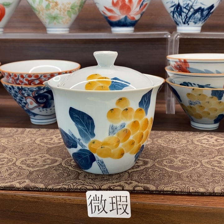 釉下老陶泥手工绘制