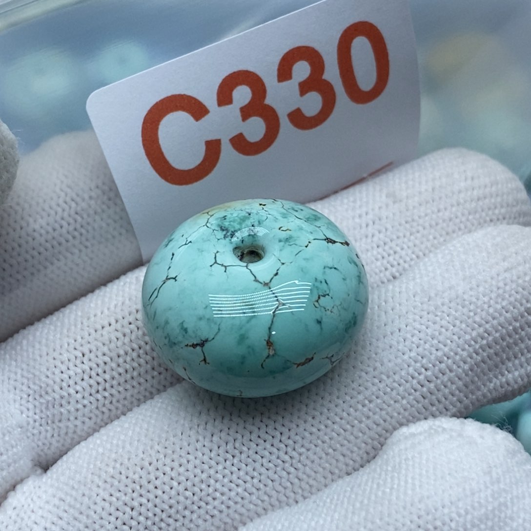 绿松石珠宝奇石未镶嵌蛛*帅