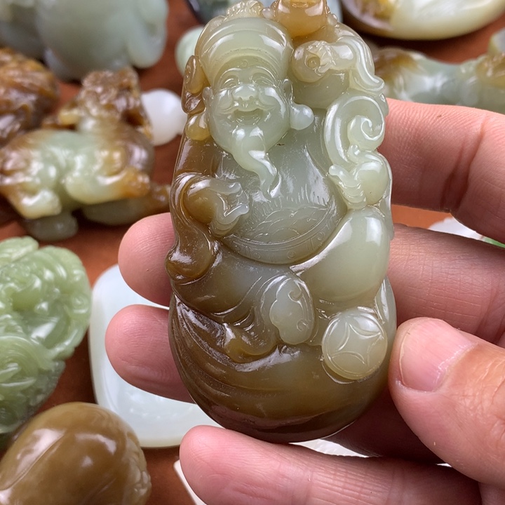 和田玉颈饰未镶嵌幸*