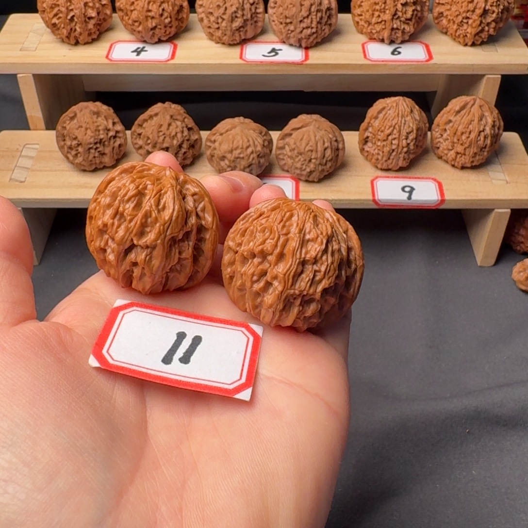 把件文玩核桃磨盘37尺