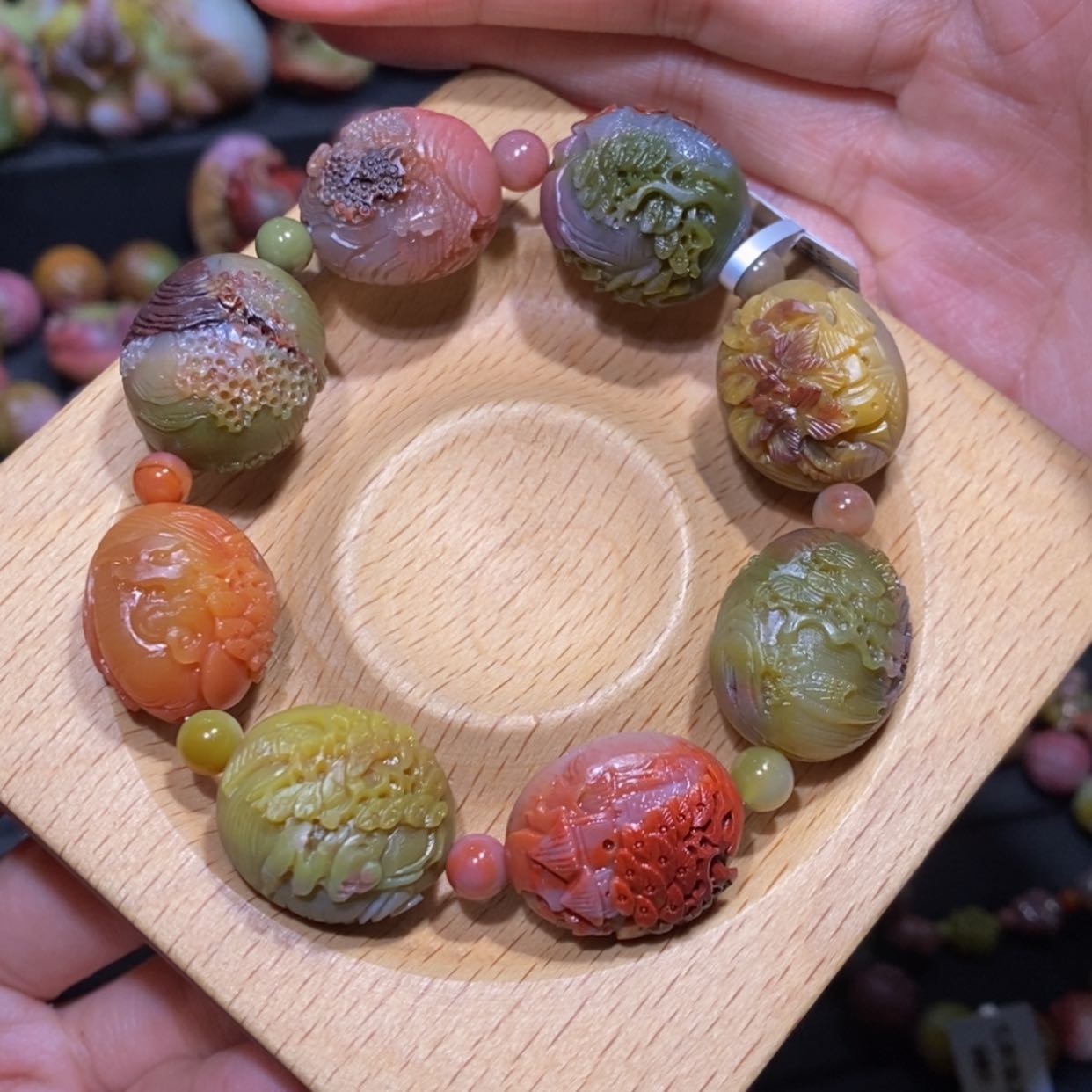 【闪购商品】玛瑙/玉髓手串未镶嵌盐源玛瑙