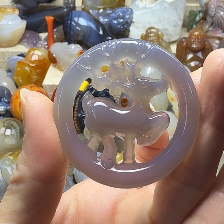 玛瑙/玉髓未镶嵌饰品