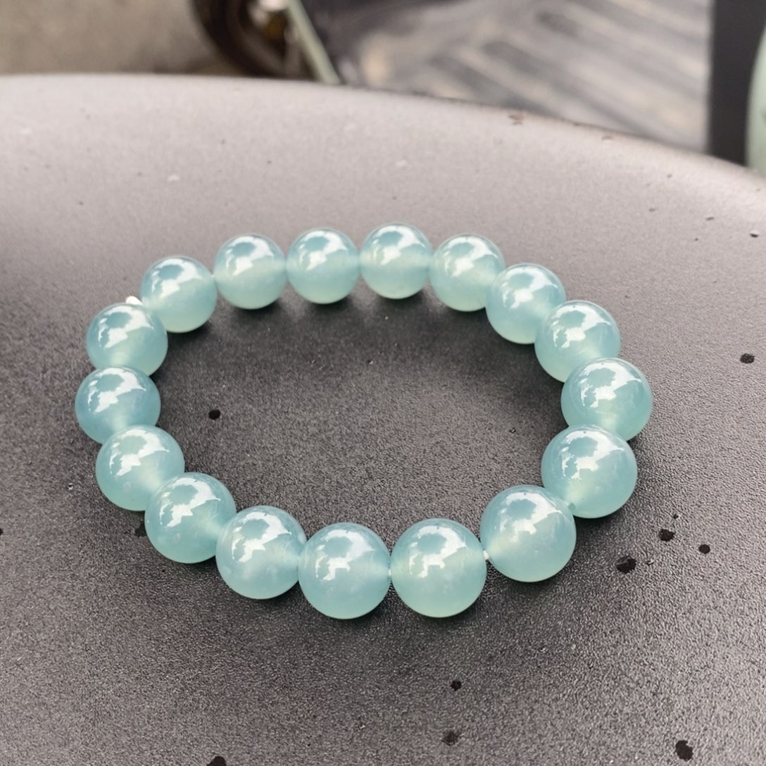 翡翠未镶嵌手串卡11.8