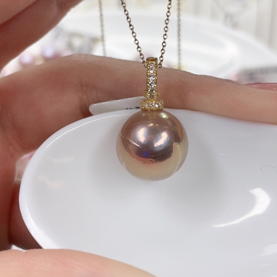 淡水珍珠未镶嵌吊坠(赠链)