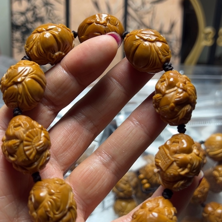 手串/手链橄榄核八方来财