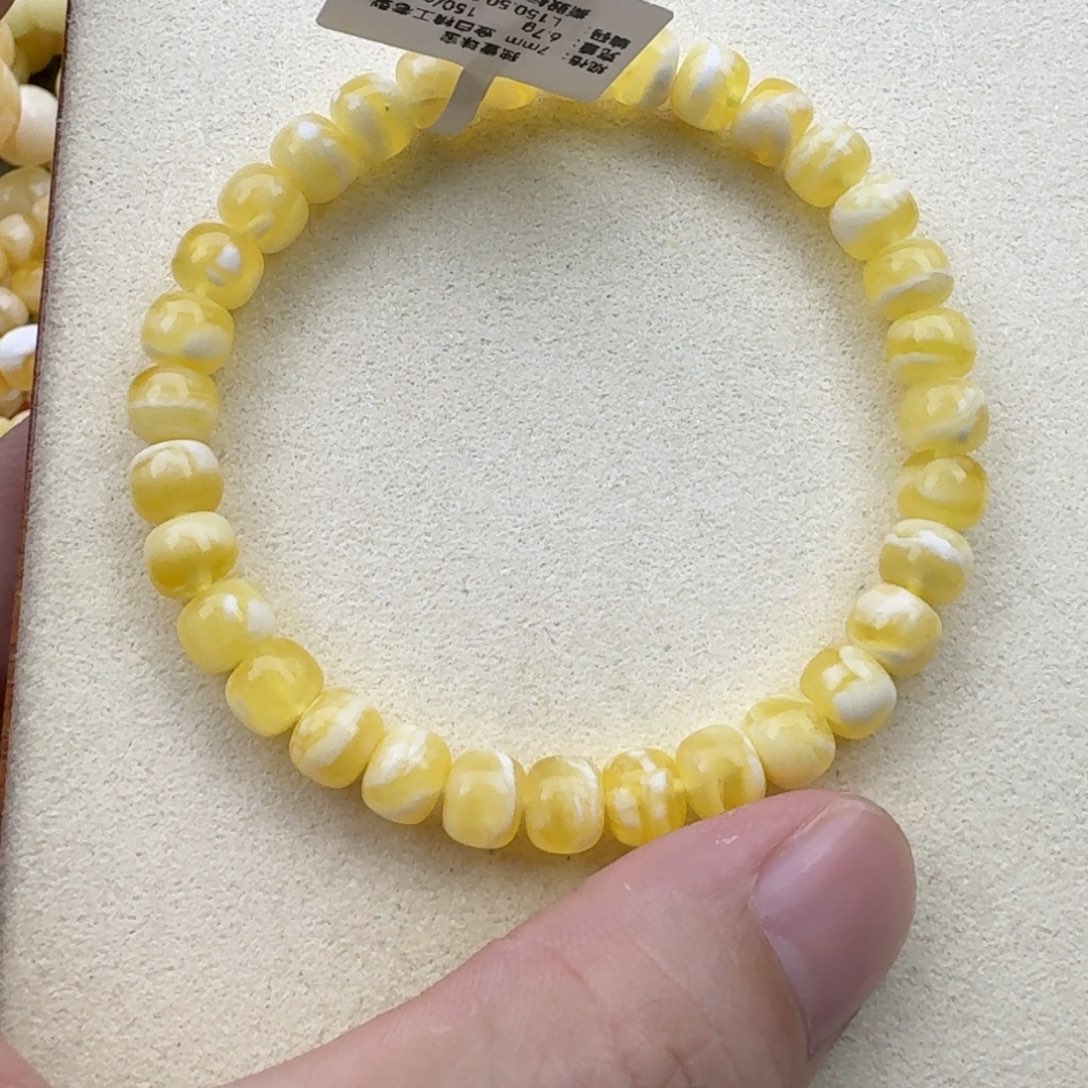 琥珀手链未镶嵌赖****╮