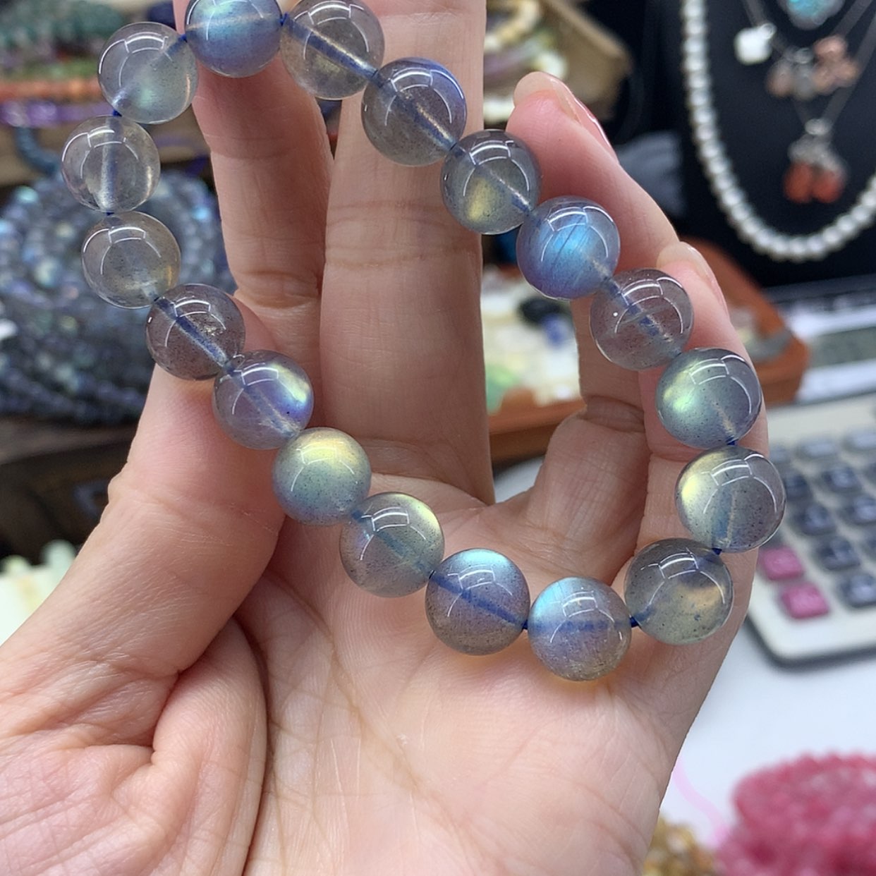 【闪购商品】长石手串未镶嵌柠**?手串