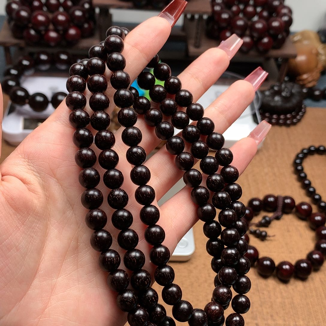 檀香紫檀（小叶紫檀）C****m0.8粗星爆满