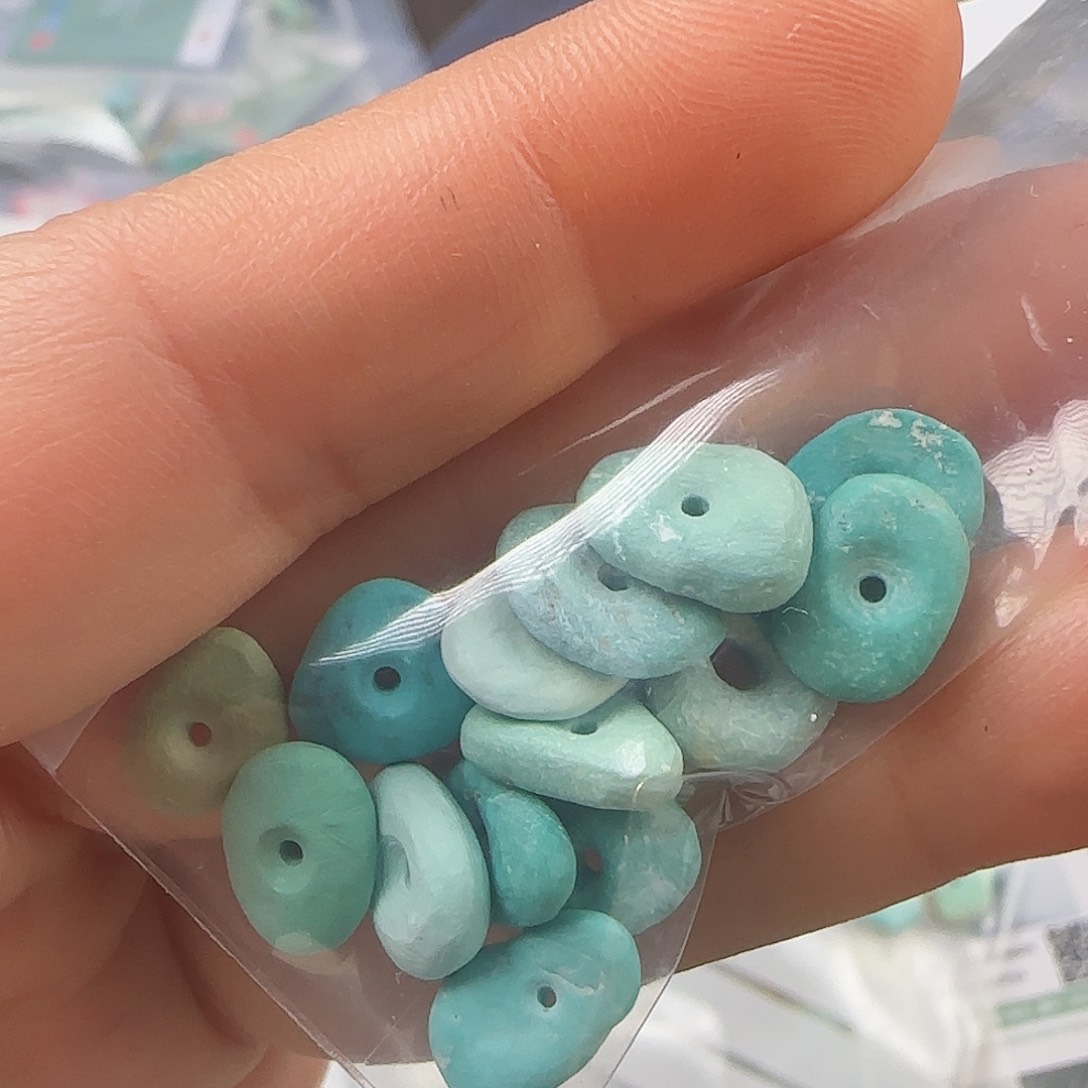 绿松石珠宝半成品未镶嵌