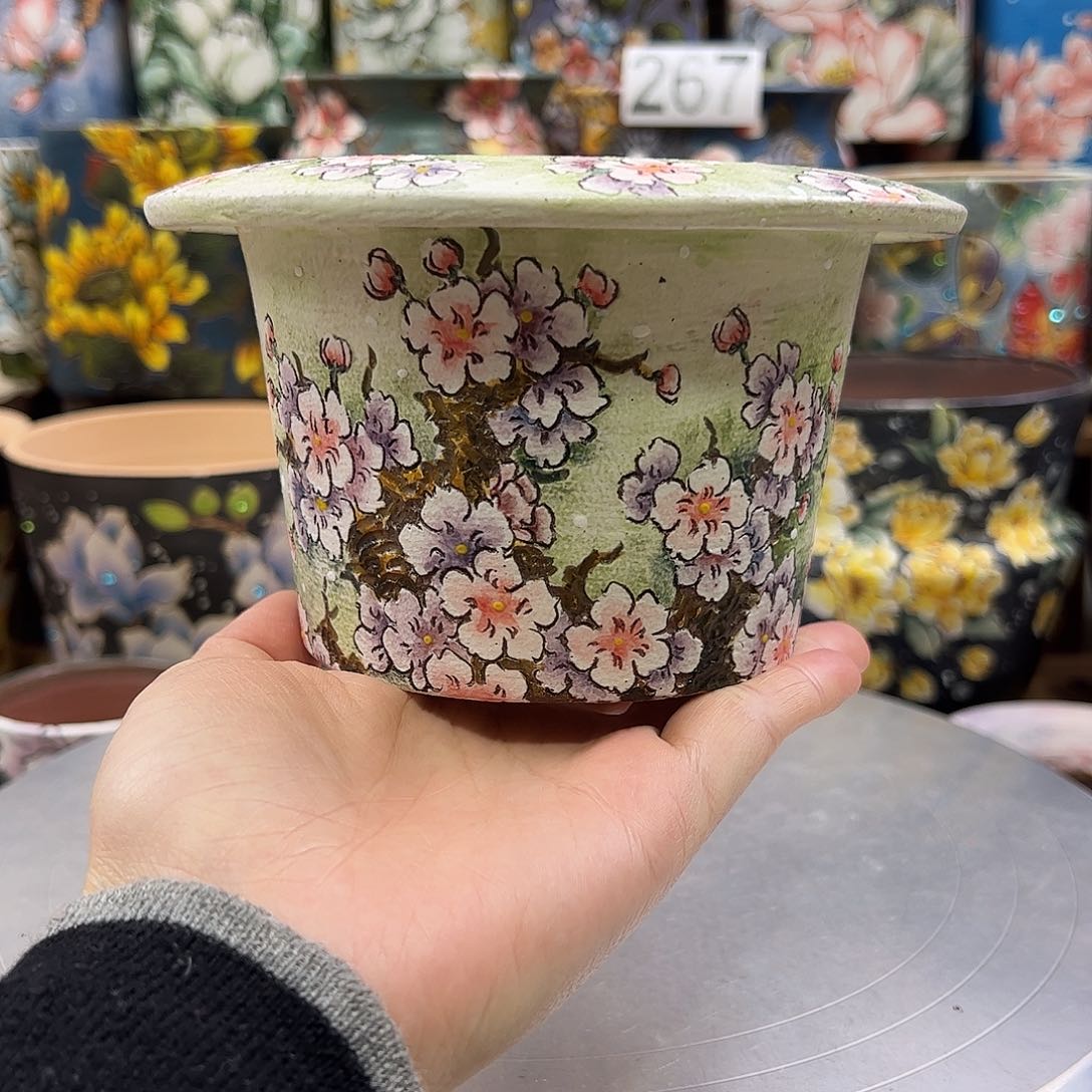 景德镇陶瓷花盆景德镇陶瓷花盆