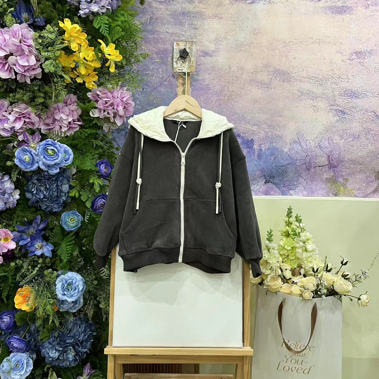 439NY灰色外套7717