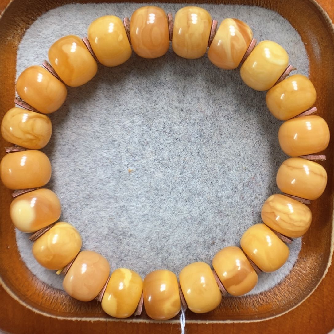 未镶嵌蜜蜡手串蜜蜡手串
