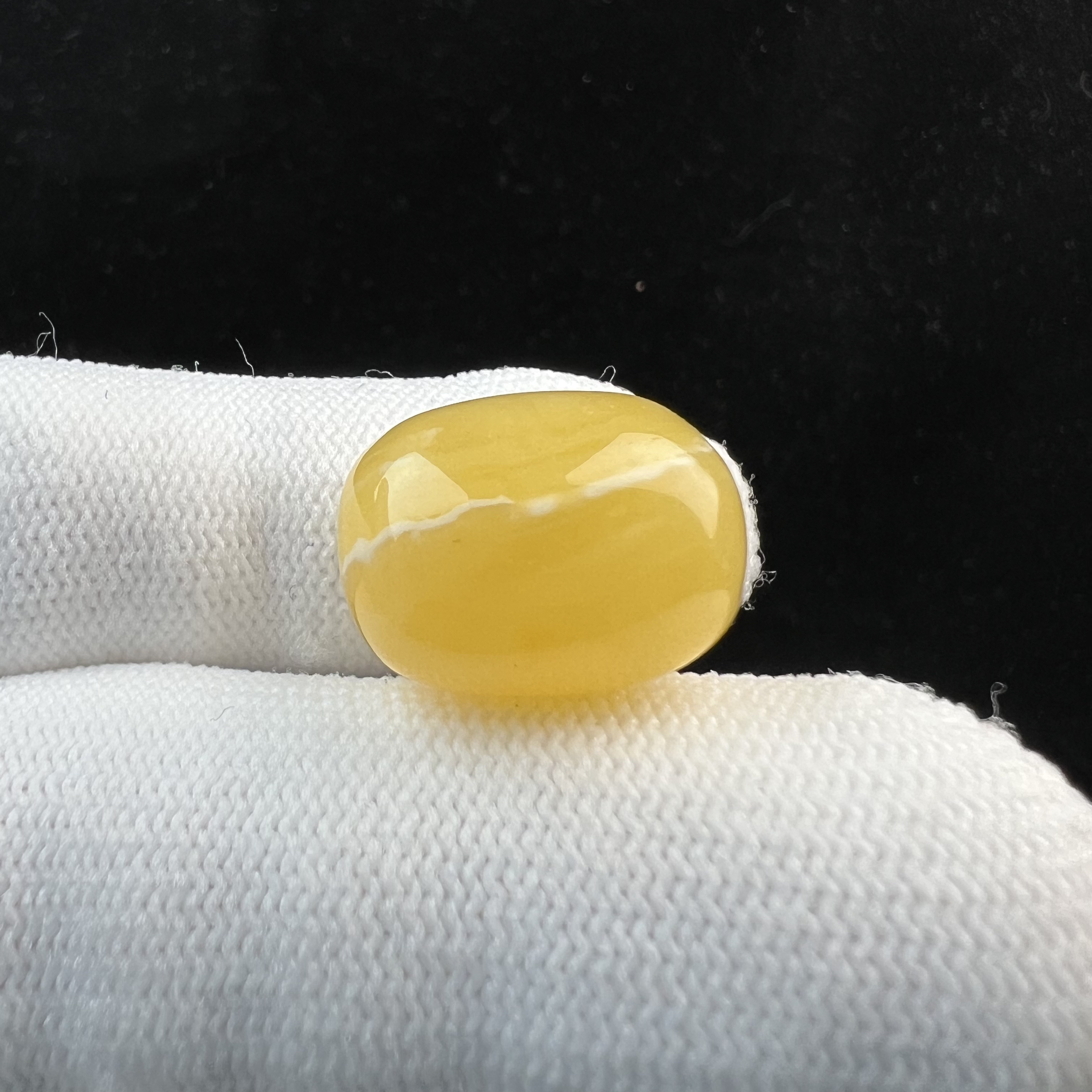 M3308天然原矿蜜蜡 鸡油黄桶珠14x18mm克抖音基地质检发货