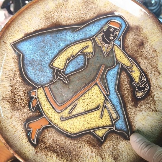 仡***人瓷片磁州窑五厂盘碗壶杯有瑕疵