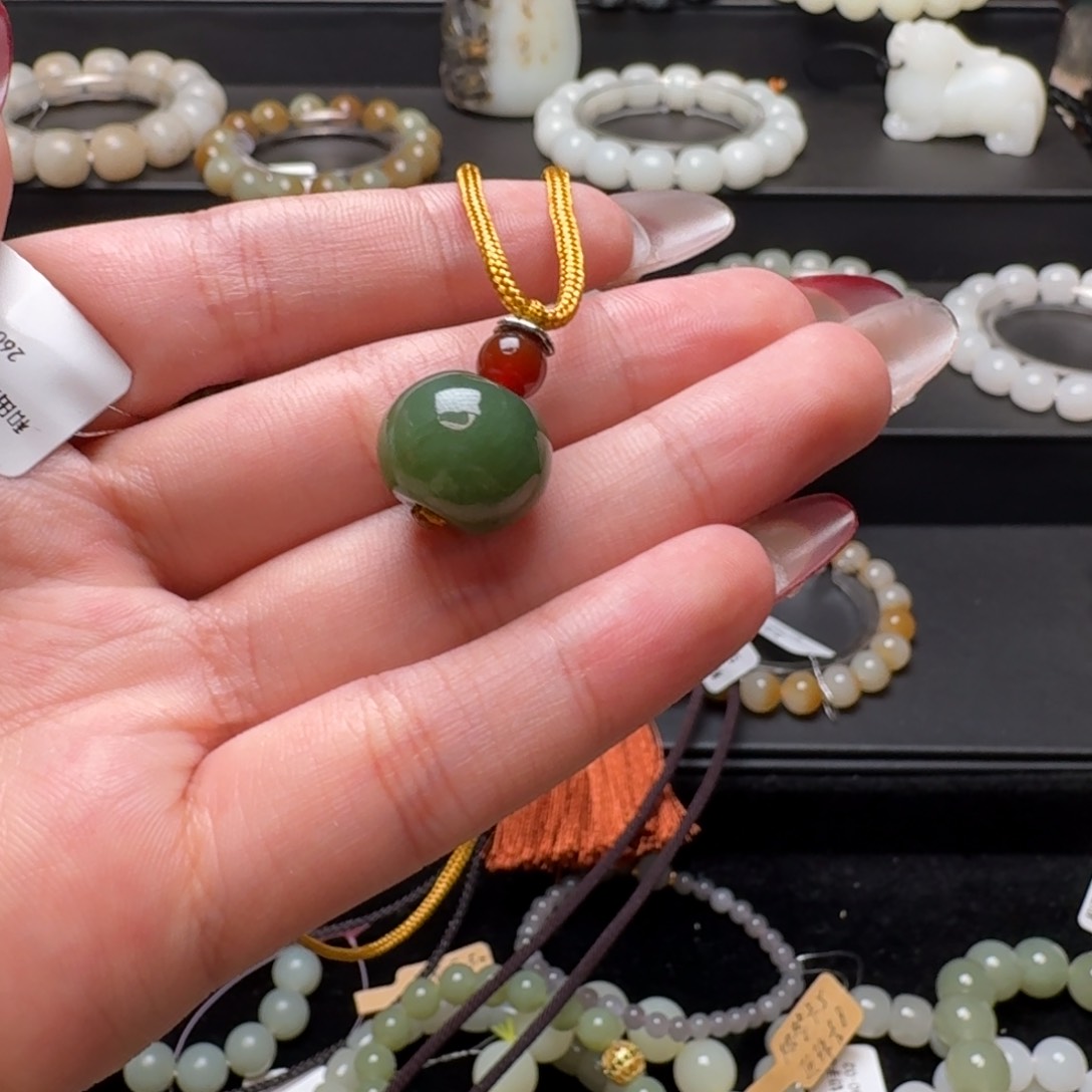 和田玉手链未镶嵌