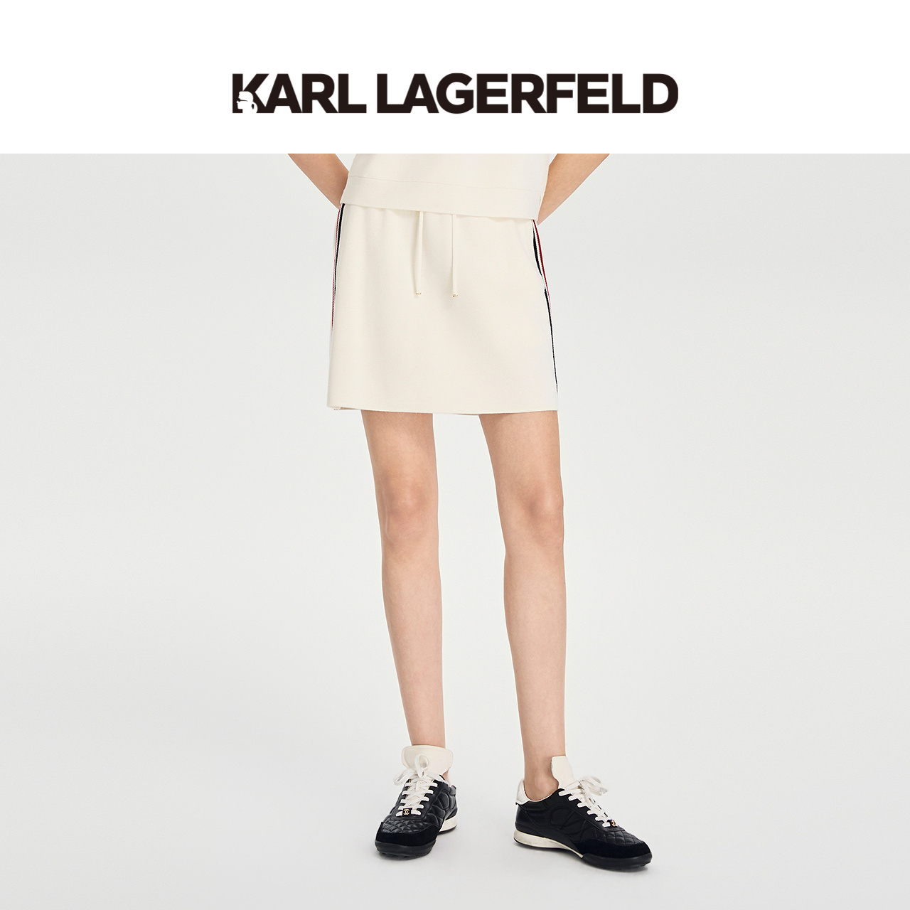 KARL LAGERFELD卡尔拉格斐2025秋季新款半身裙老佛爷M26E1207