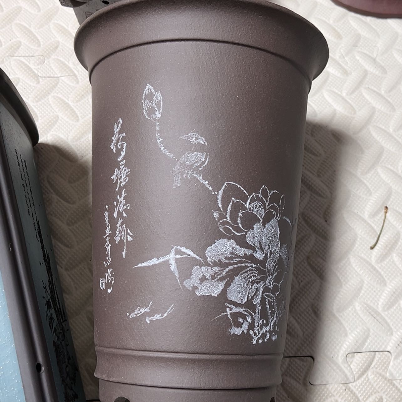 【闪购商品】紫砂花盆周之夏精品紫砂花盆