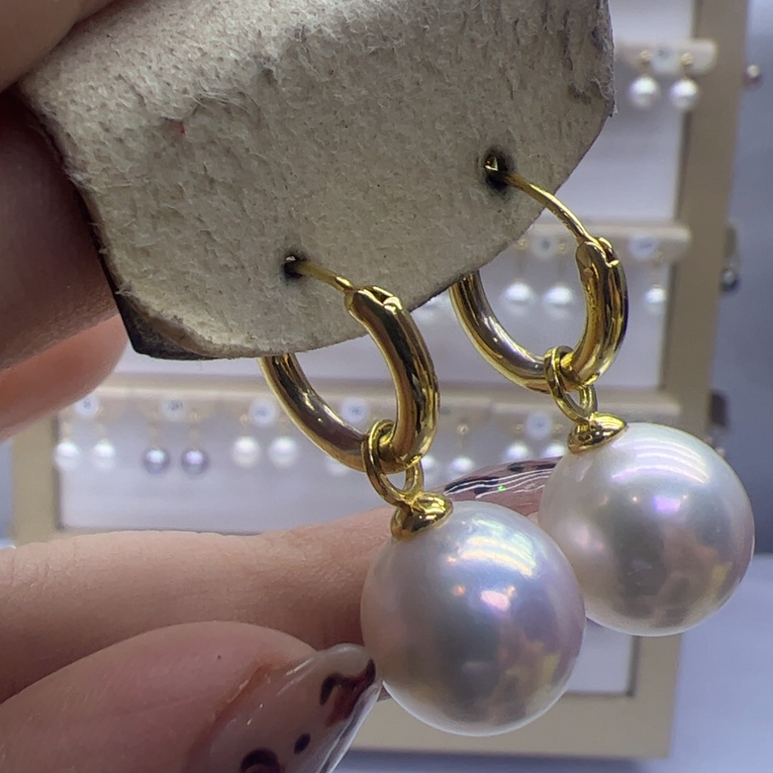 淡水珍珠耳饰未镶嵌