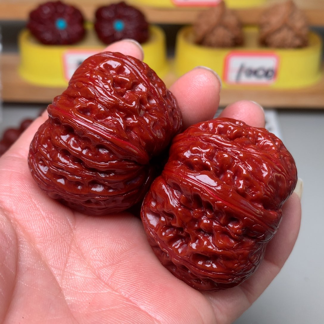 文玩核桃把件元宝