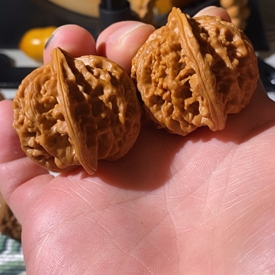 文玩核桃把件42尺苹果园